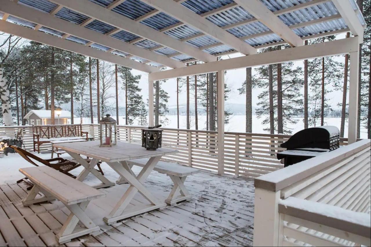Luxurious Villa Kinos With Jacuzzi Rovaniemi Dış mekan fotoğraf