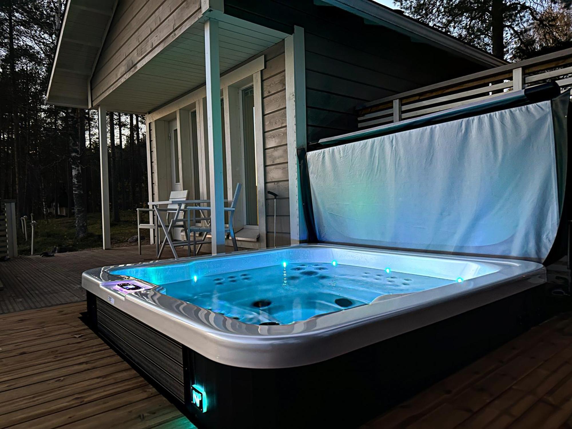 Luxurious Villa Kinos With Jacuzzi Rovaniemi Dış mekan fotoğraf